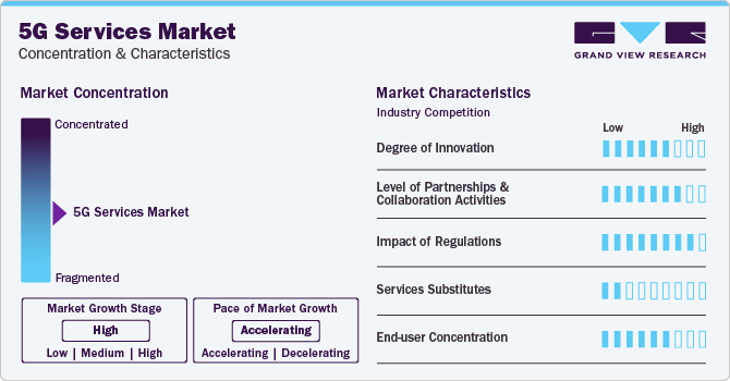 5G Services Market Concentration & Characteristics