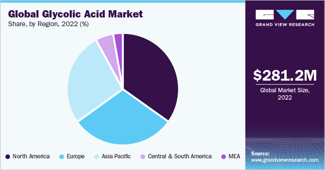 Global Glycolic Acid market share and size, 2022
