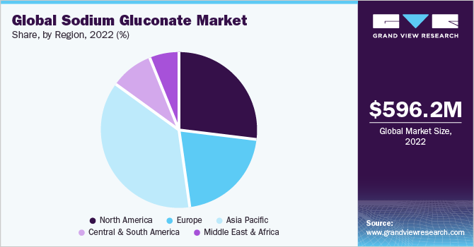 Global sodium gluconate equipment market share and size, 2022