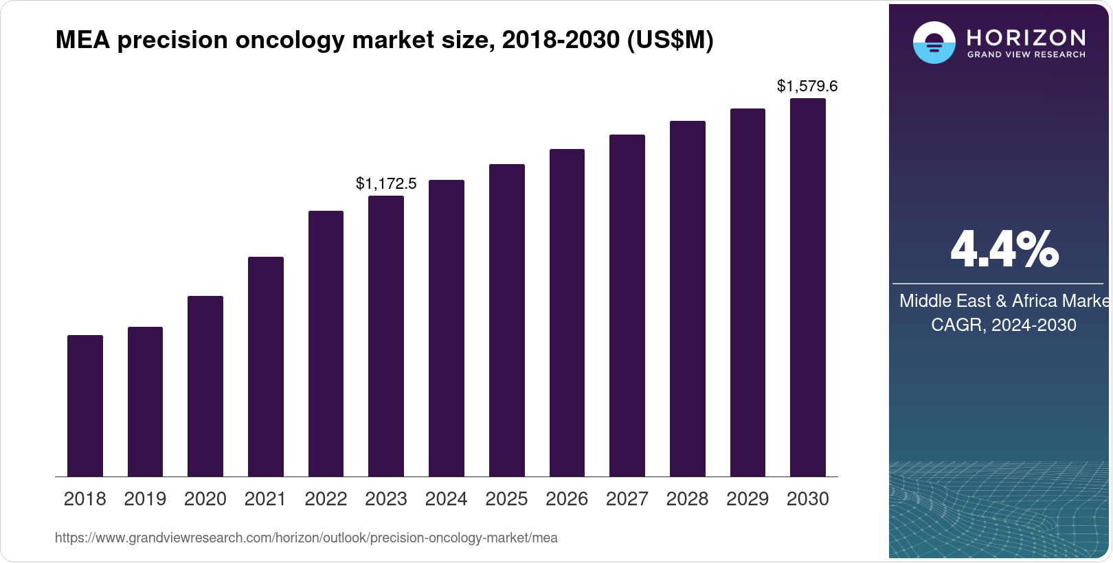 Middle East & Africa Precision Oncology Market Size & Outlook, 2030