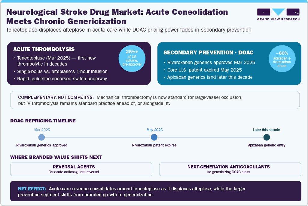 Neurological Stroke Drug Market: Acute Consolidation Meets Chronic Genericization