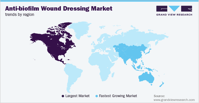 Anti-biofilm Wound Dressing Market Trends by Region
