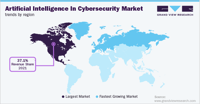 Artificial Intelligence In Cybersecurity Market Trends by Region