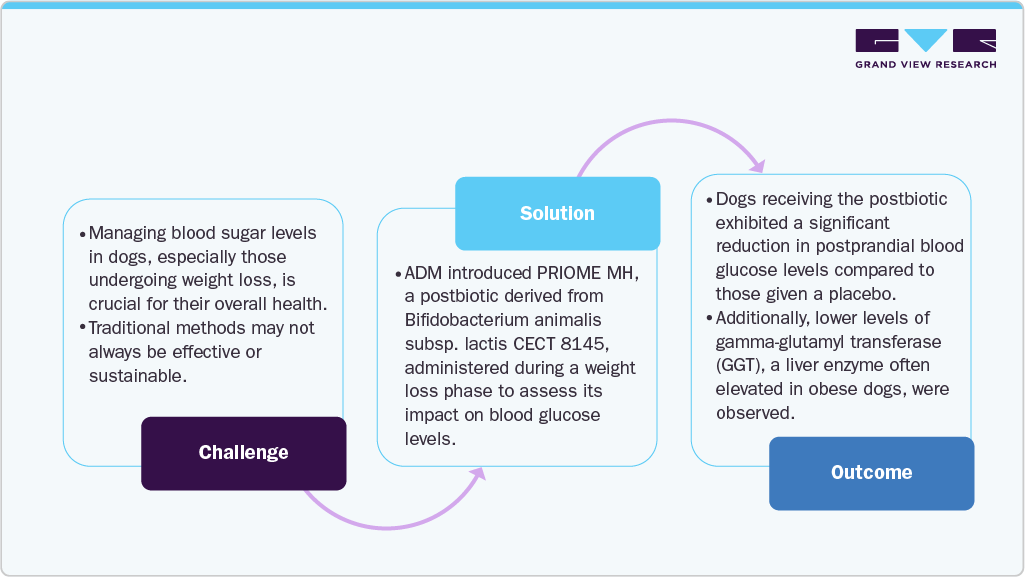 Case Study Analysis: ADM Postbiotic for Blood Sugar Levels in Dogs
