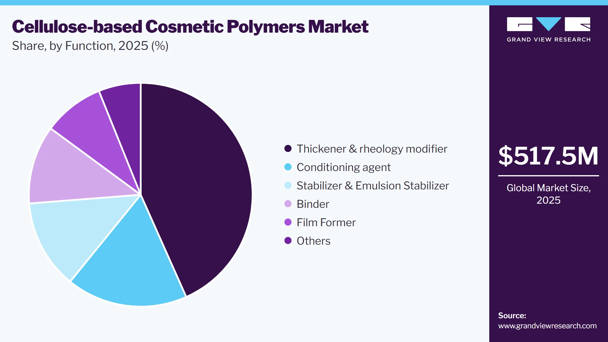Cellulose-based Cosmetic Polymers Market Share Cellulose-based Cosmetic Polymers Market Share