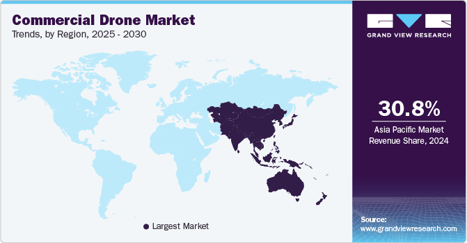 Commercial Drone Market Trends, by Region, 2023 - 2030