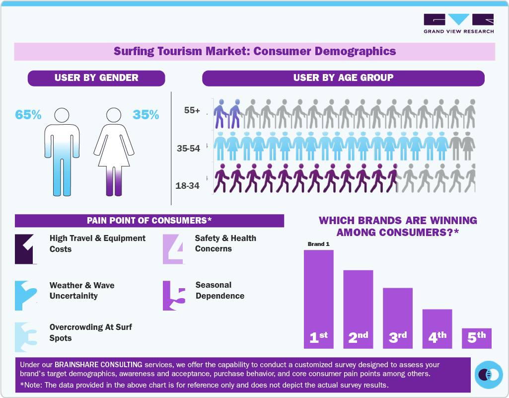 Surfing Tourism Market: Consumer Demographics