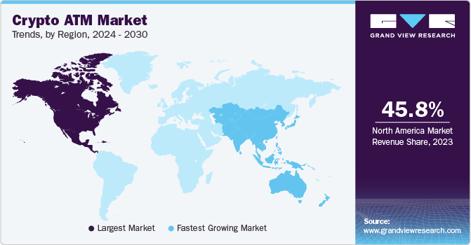 Crypto ATM Market Trends, by Region, 2023 - 2030