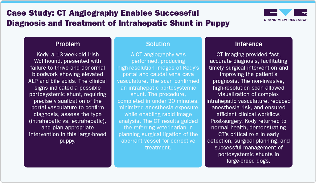 CT Angiography Enables Successful Diagnosis And Treatment Of Intrahepatic Shunt In Puppy