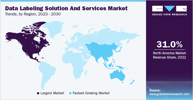 Data Labeling Solution And Services Market Market Trends, by Region, 2023 - 2030