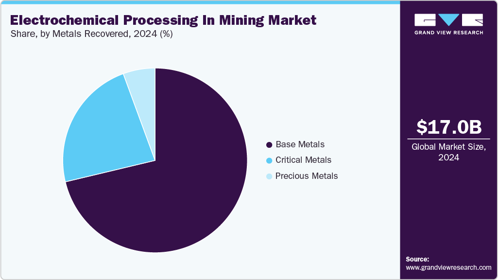 Electrochemical Processing In Mining Market Share
