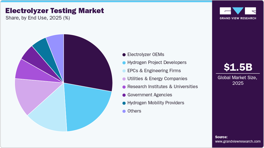 Electrolyzer Testing Market Share