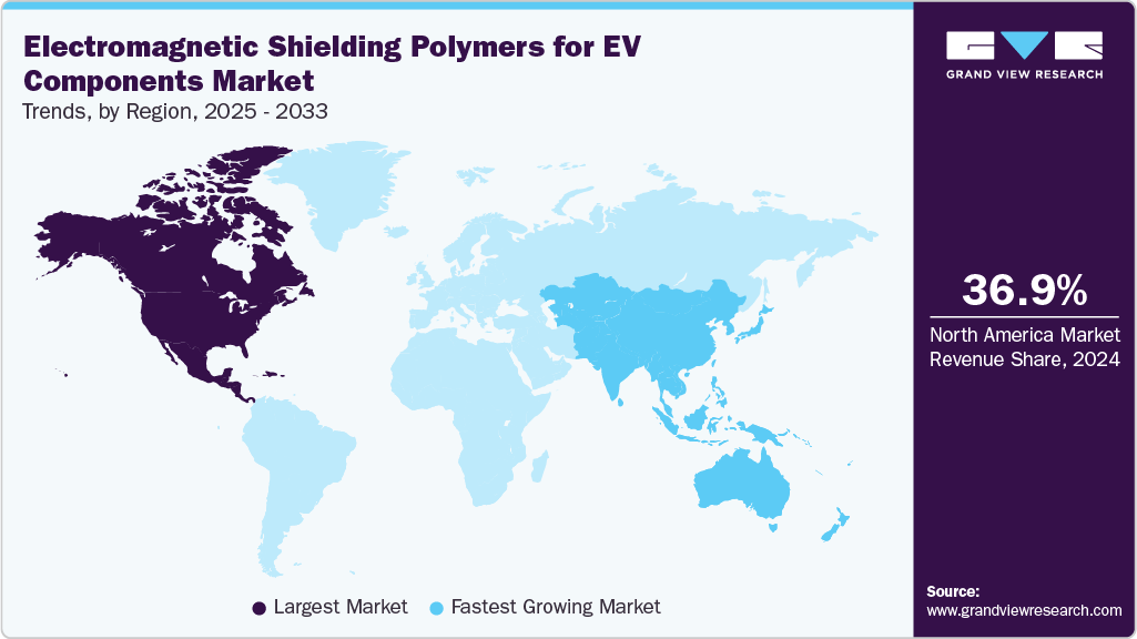Electromagnetic Shielding Polymers EV Components Market Trends, by Region, 2025 - 2033 Electromagnetic Shielding Polymers EV Components Market Trends, by Region, 2025 - 2033