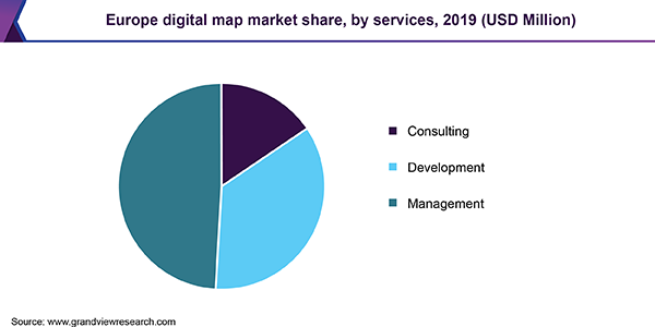 Europe digital map market