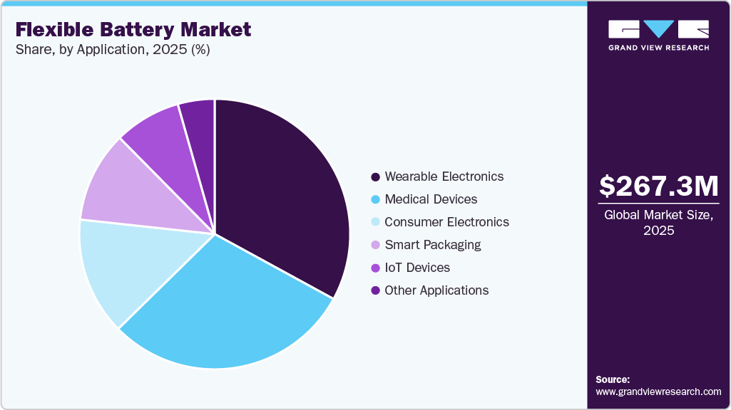Flexible Battery Market Share