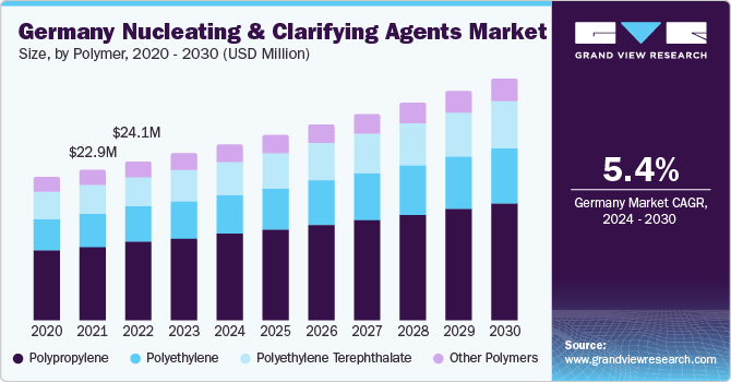 Germany Nucleating & Clarifying Agents Market size and growth rate, 2024 - 2030