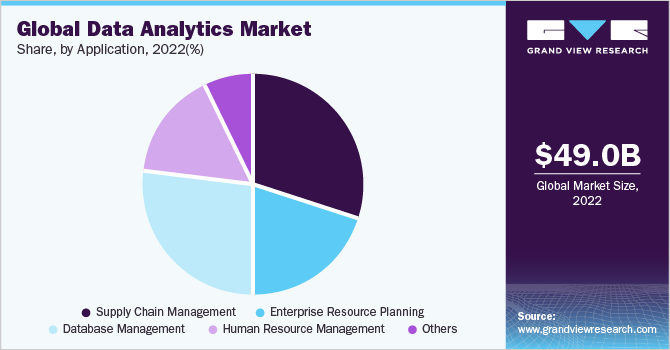 Global Data Analytics market share and size, 2022