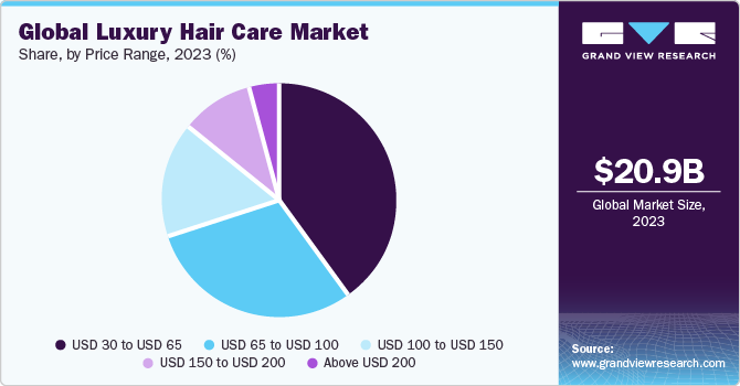 Global luxury hair care market share