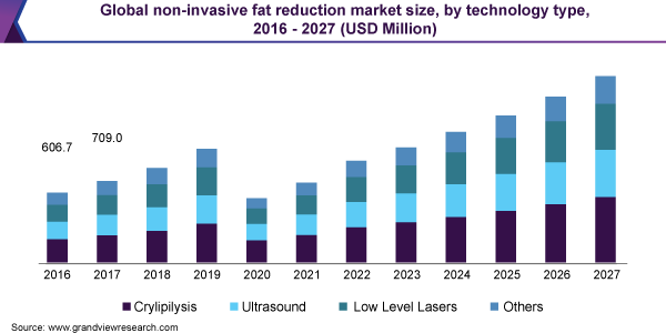 Global non-invasive fat reduction market size