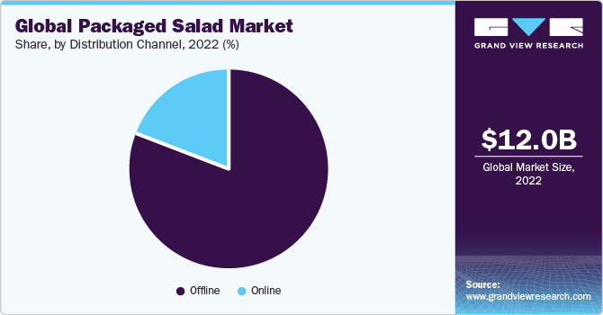 Global Packaged Salad Market share and size, 2022