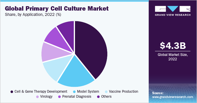 Global primary cell culture market share, by region, 2017 (%)