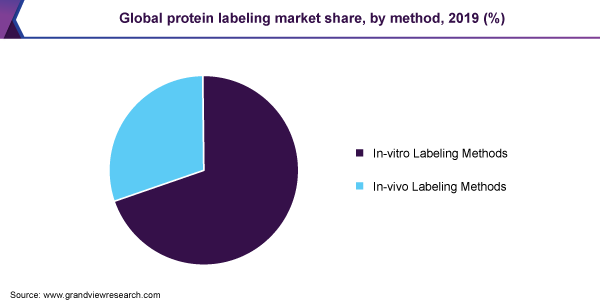 Global protein labeling market share