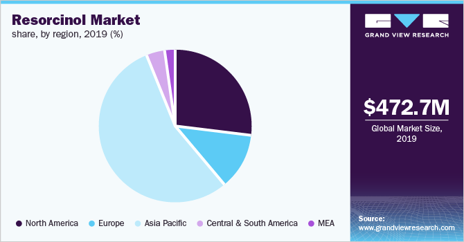 Global resorcinol market share