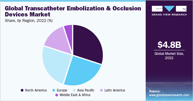 Global Transcatheter Embolization And Occlusion Devices market share and size, 2022