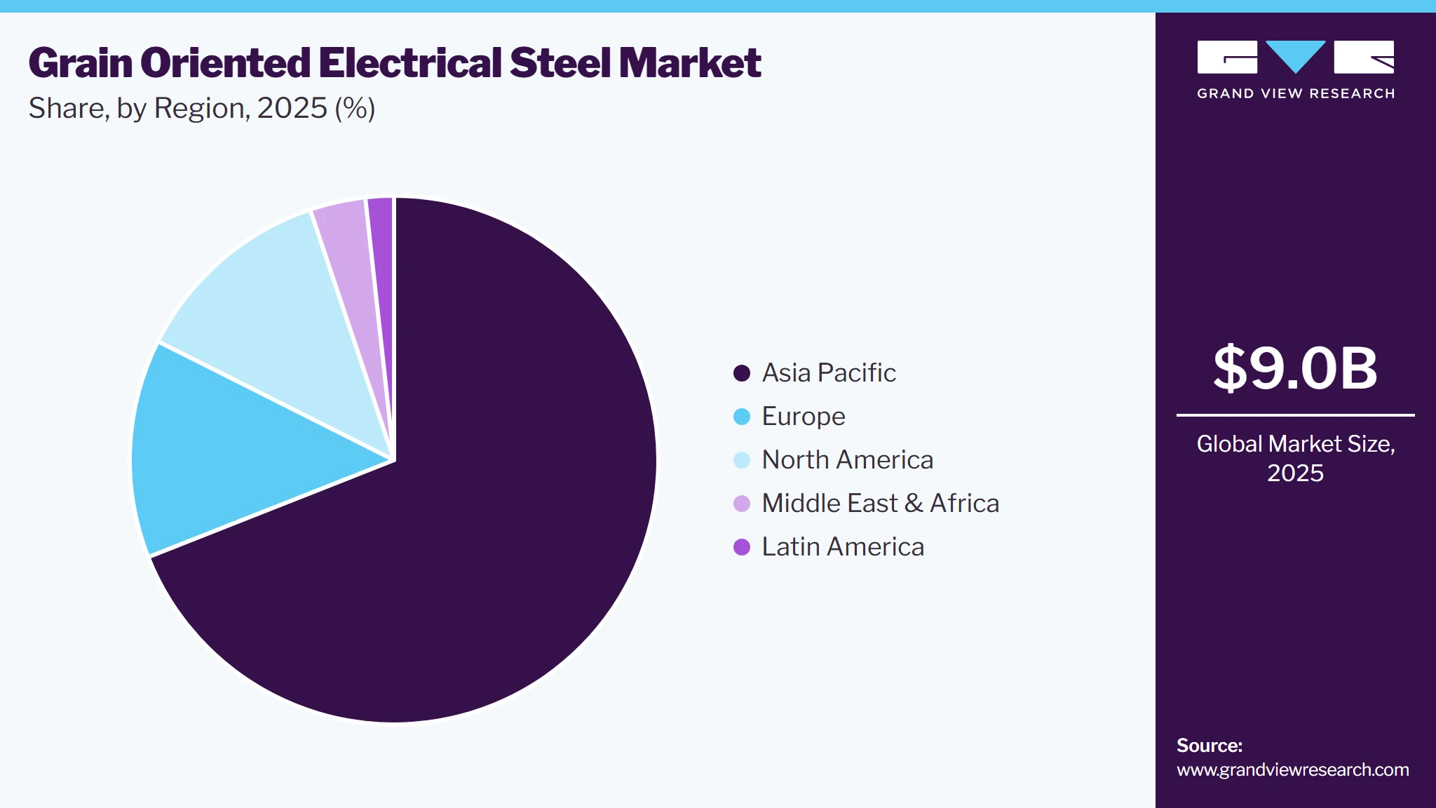 Grain Oriented Electrical Steel Market Share