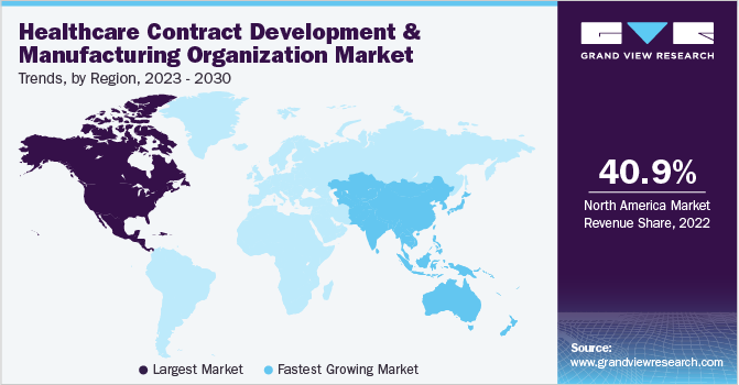 Healthcare Contract Development And Manufacturing Organization Market Trends, by Region, 2023 - 2030