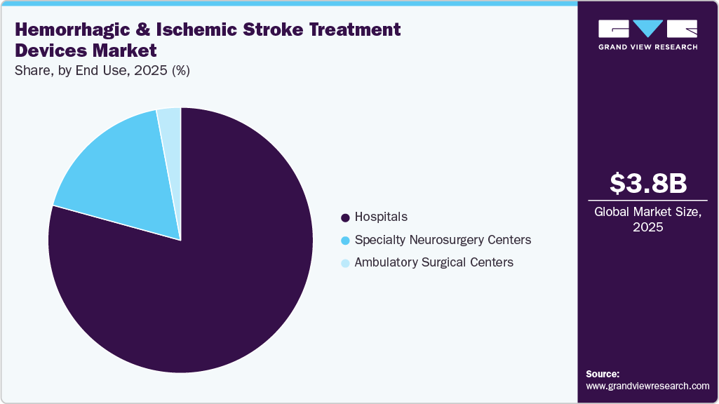 Hemorrhagic & Ischemic Stroke Treatment Devices Market Share