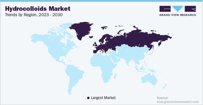 Hydrocolloids Market Trends, by Region, 2023 - 2030