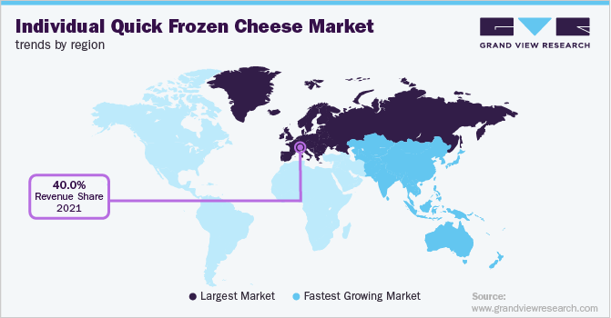 Individual Quick Frozen Cheese Market Trends by Region