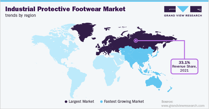 Industrial Protective Footwear Market Trends by Region