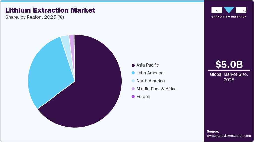 Lithium Extraction Market Share