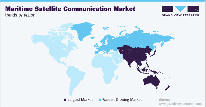 Maritime Satellite Communication Market Trends by Region