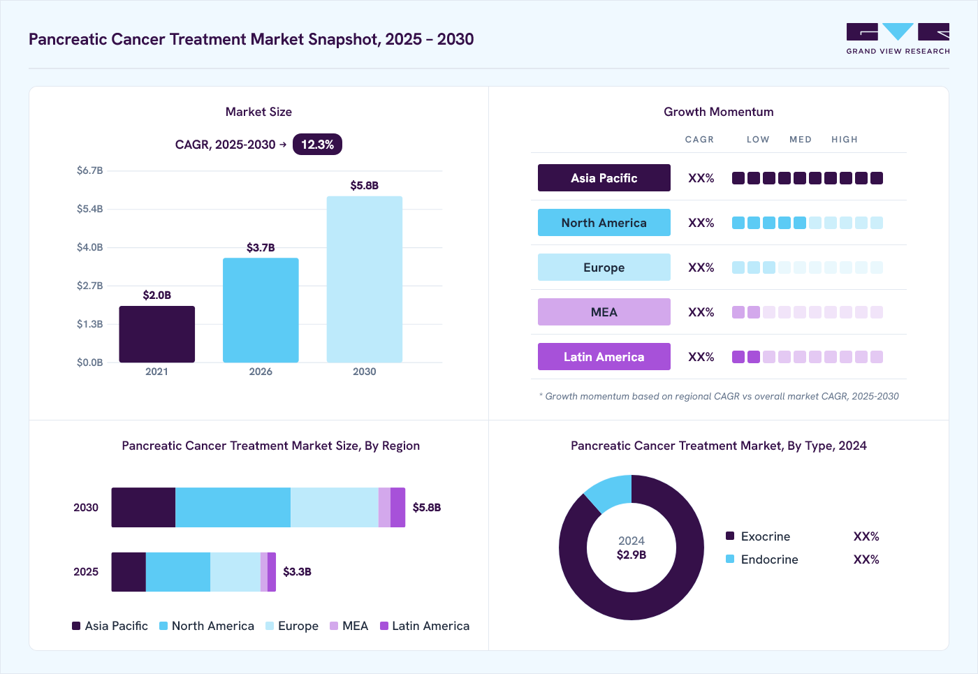 Pancreatic Cancer Treatment Market | Industry Report, 2030