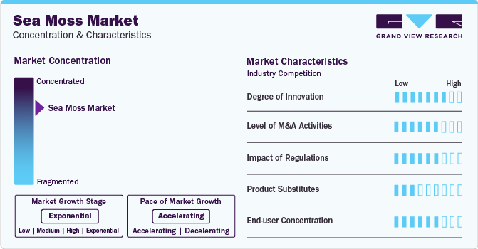 Sea Moss Market Concentration & Characteristics
