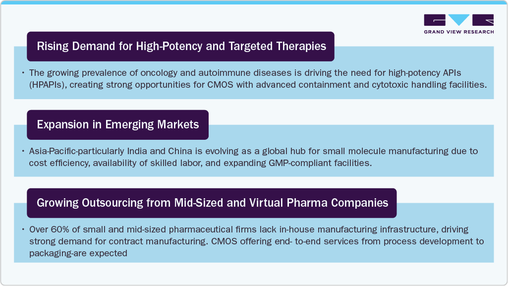  Small Molecule Healthcare Contract Manufacturing Market Opportunity Analysis 