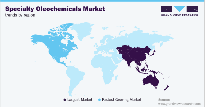 Specialty Oleochemicals Market Trends by Region