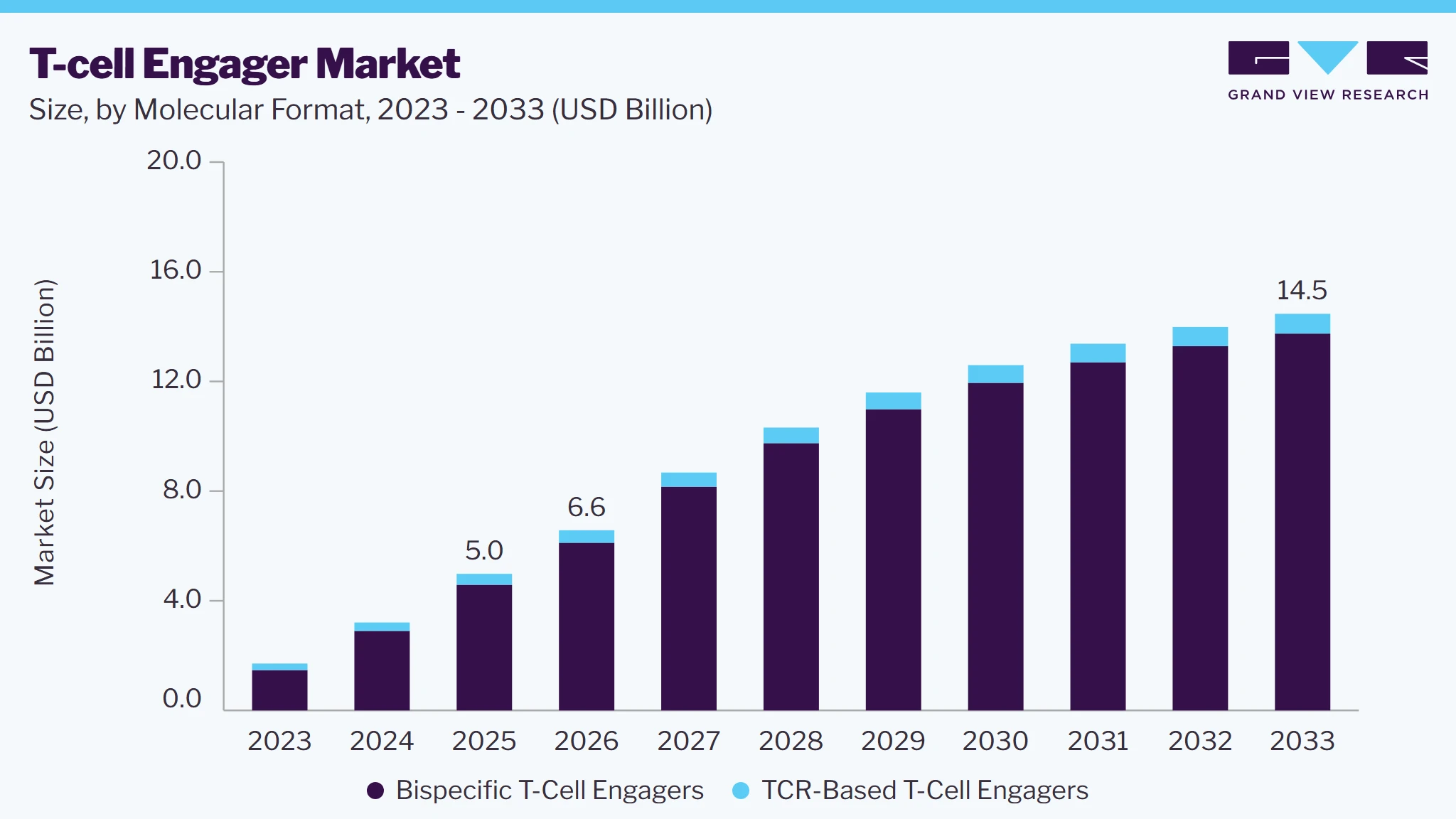 T-cell engager market size and growth forecast (2023-2033)