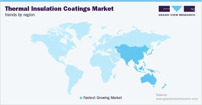 Thermal Insulation Coating Market trends by region