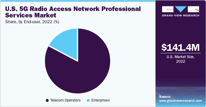 U.S. 5G Radio Access Network Professional Services Market share and size, 2022
