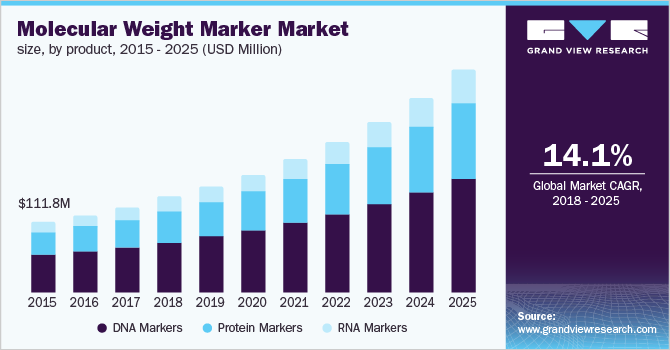 Molecular Weight Marker Market size, by product