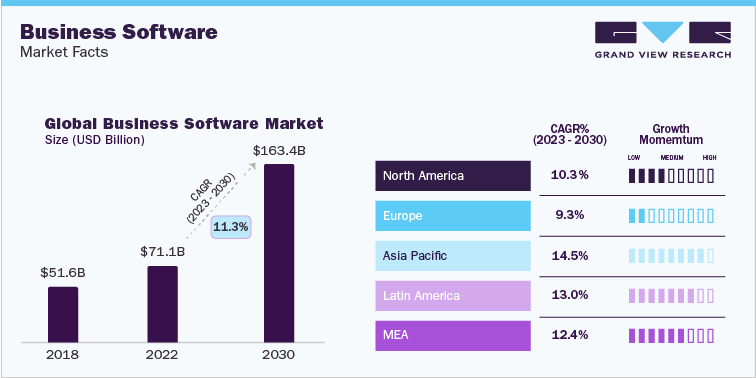 Bussiness Software Market Facts